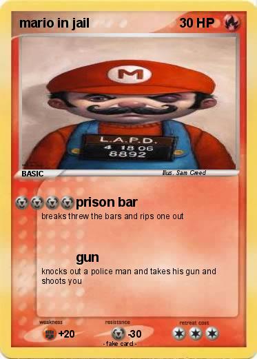 Pokemon mario in jail
