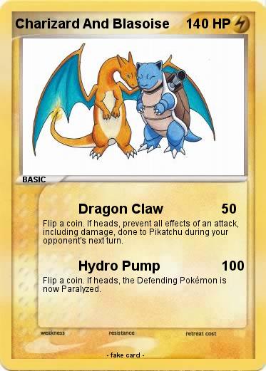 Pokemon Charizard And Blasoise