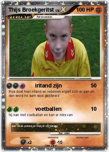 Pokemon Thijs Broekgeritst
