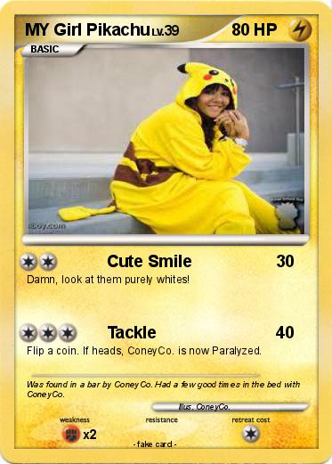 Pokemon MY Girl Pikachu