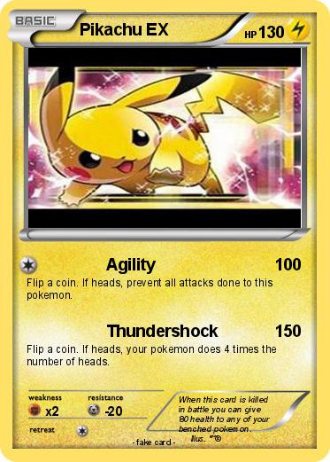 Pokemon Pikachu EX