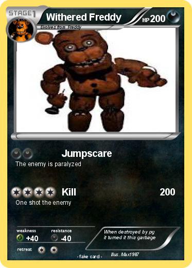Pokemon Withered Freddy