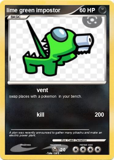 Pokemon lime green impostor