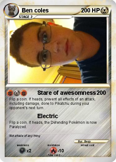 Pokemon Ben coles