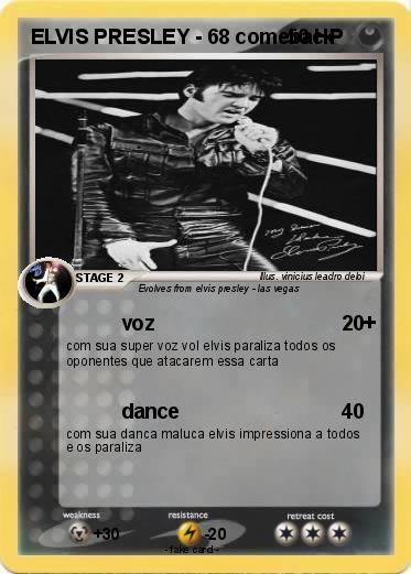 Pokemon ELVIS PRESLEY - 68 comeback