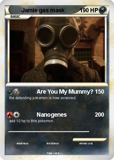 Pokemon Jamie gas mask