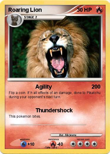 Pokemon Roaring Lion