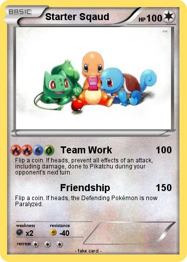Pokemon Starter Sqaud