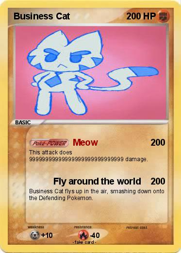Pokemon Business Cat