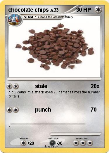 Pokemon chocolate chips