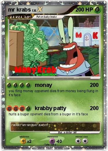 Pokemon mr krabs