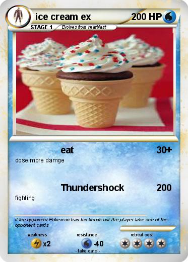 Pokemon ice cream ex