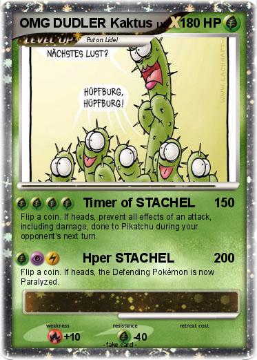 Pokemon OMG DUDLER Kaktus