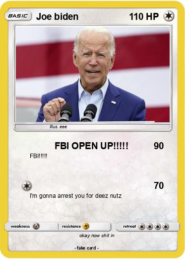 Pokemon Joe biden