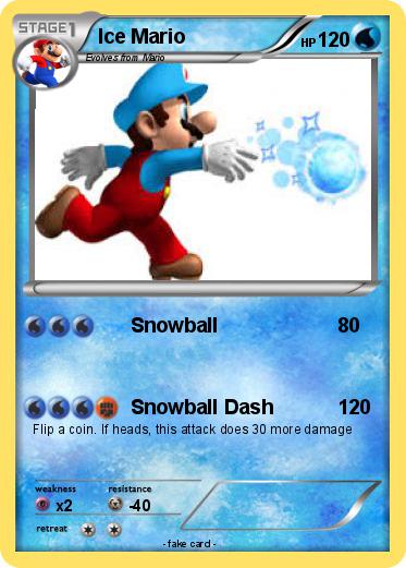 Pokemon Ice Mario