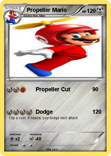 Pokemon Propeller Mario