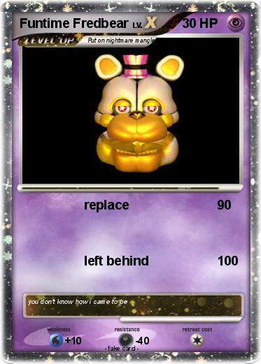 Pokemon Funtime Fredbear