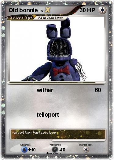Pokemon Old bonnie