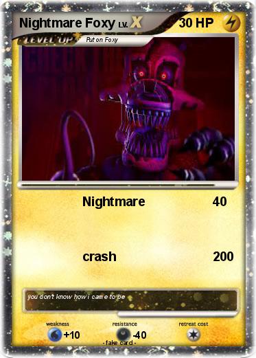 Pokemon Nightmare Foxy