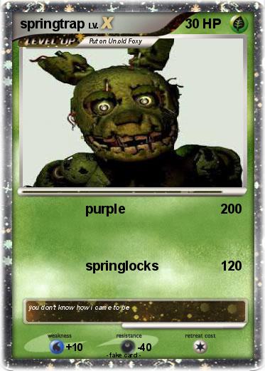 Pokemon springtrap
