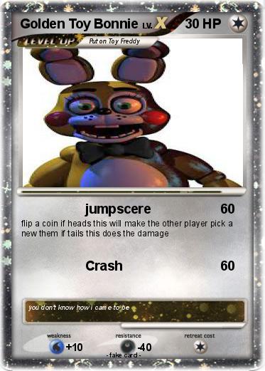 Pokemon Golden Toy Bonnie