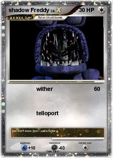 Pokemon shadow Freddy