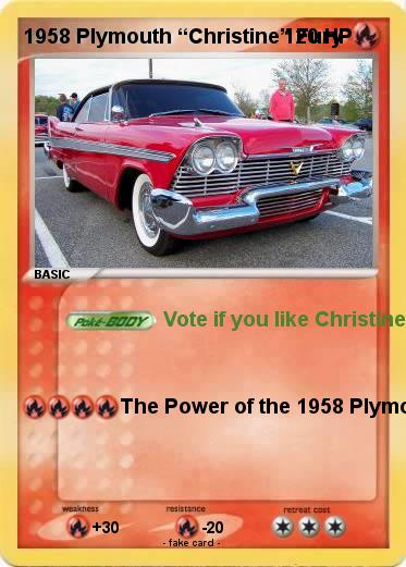 Pokemon 1958 Plymouth “Christine” Fury