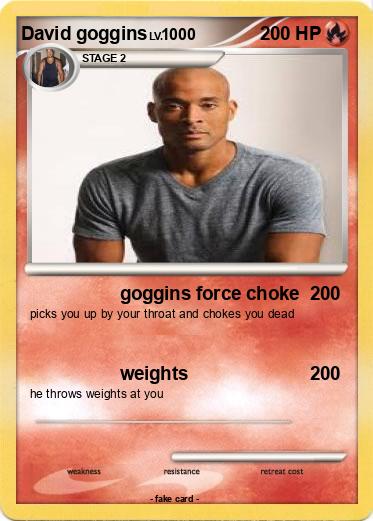 Pokemon David goggins