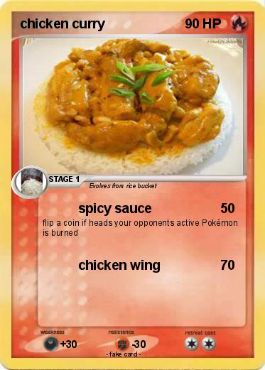 Pokemon chicken curry