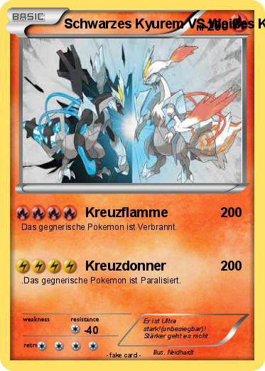 Pokemon Schwarzes Kyurem VS.Weißes Kyurem