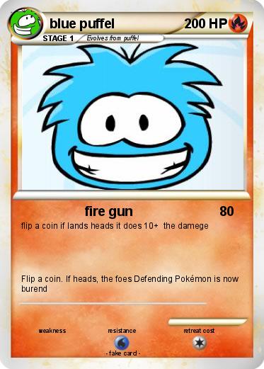 Pokemon blue puffel