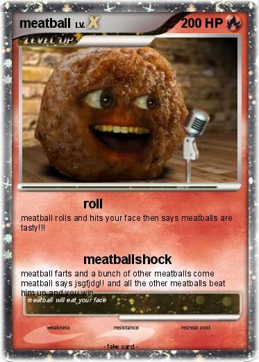 Pokemon meatball