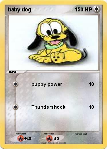 Pokemon baby dog