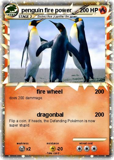 Pokemon penguin fire power