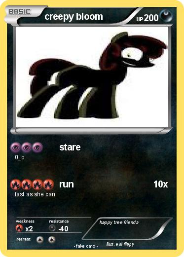 Pokemon creepy bloom