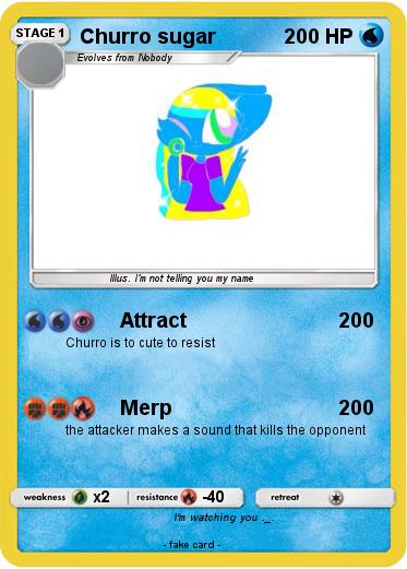 Pokemon Churro sugar