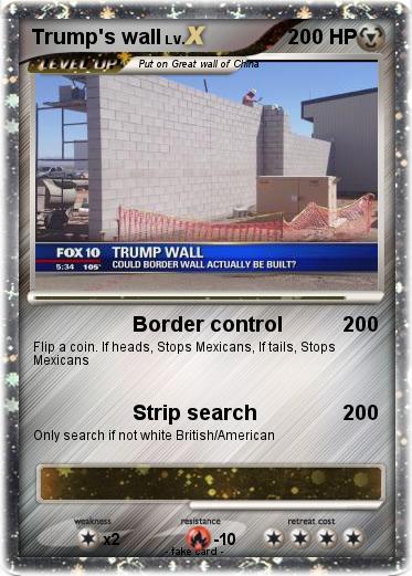 Pokemon Trump's wall