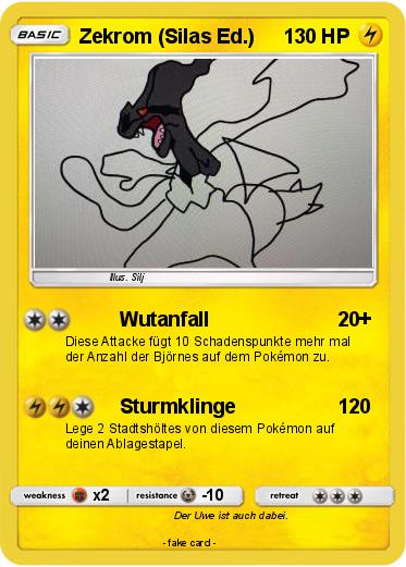 Pokemon Zekrom (Silas Ed.)