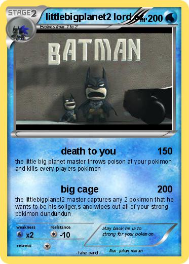 Pokemon littlebigplanet2 lord ex