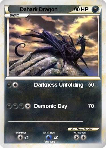 Pokemon Dahark Dragon