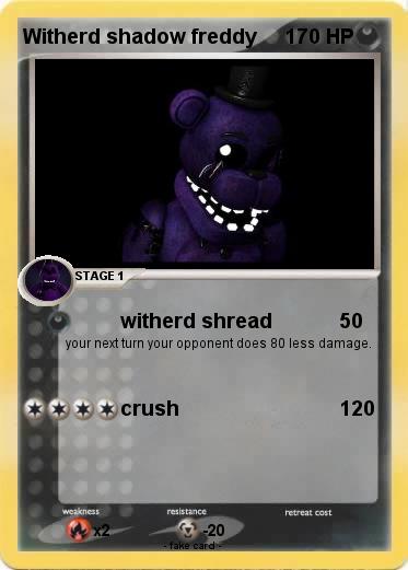 Pokemon Witherd shadow freddy