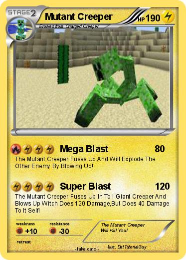 Pokemon Mutant Creeper Pokemon Mutant Creeper