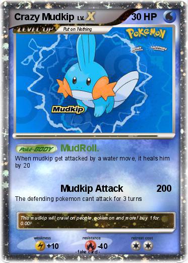 Pokemon Crazy Mudkip