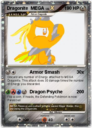 Pokemon Dragonite  MEGA