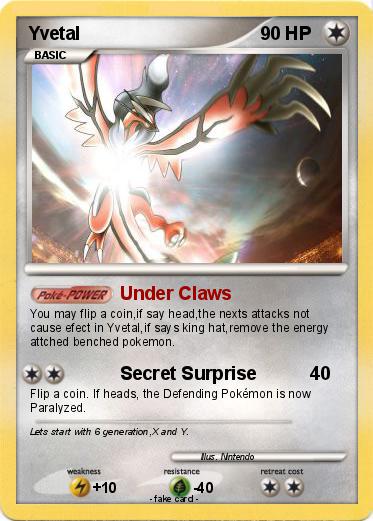 Pokemon Yvetal