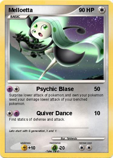 Pokemon Melloetta Pokemon Melloetta
