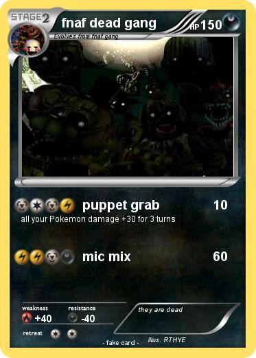 Pokemon fnaf dead gang