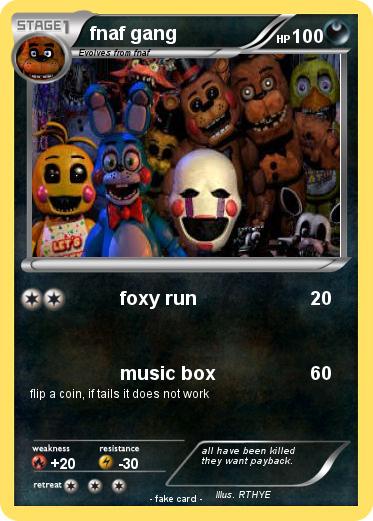 Pokemon fnaf gang
