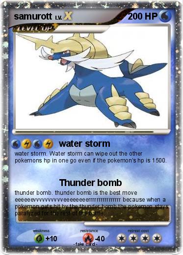 Pokemon samurott