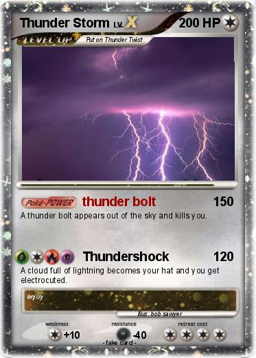 Pokemon Thunder Storm
